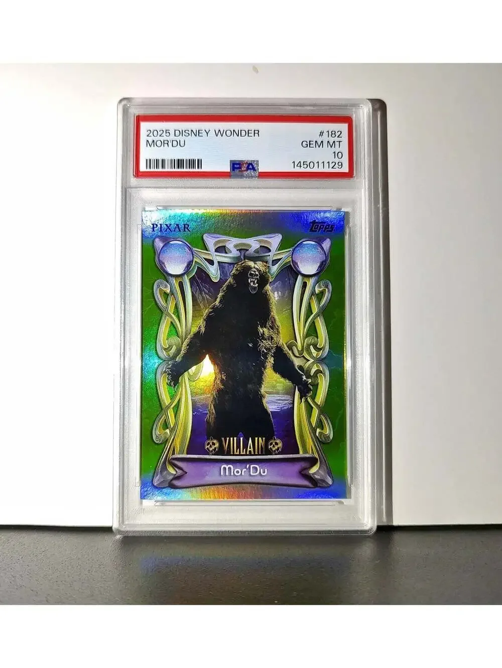 Mor'Du 2025 Topps Disney Wonder #182 Card Brave PSA 10